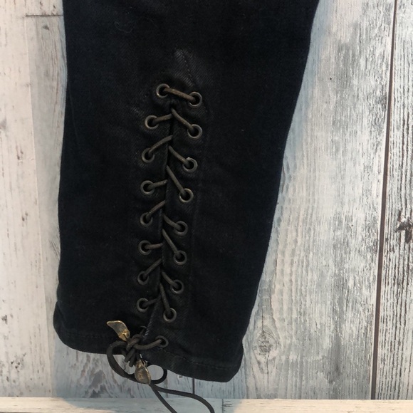 J Branduarte Skinny Minx Suffragette Lace Up Jeans 29 - Picture 5 of 12